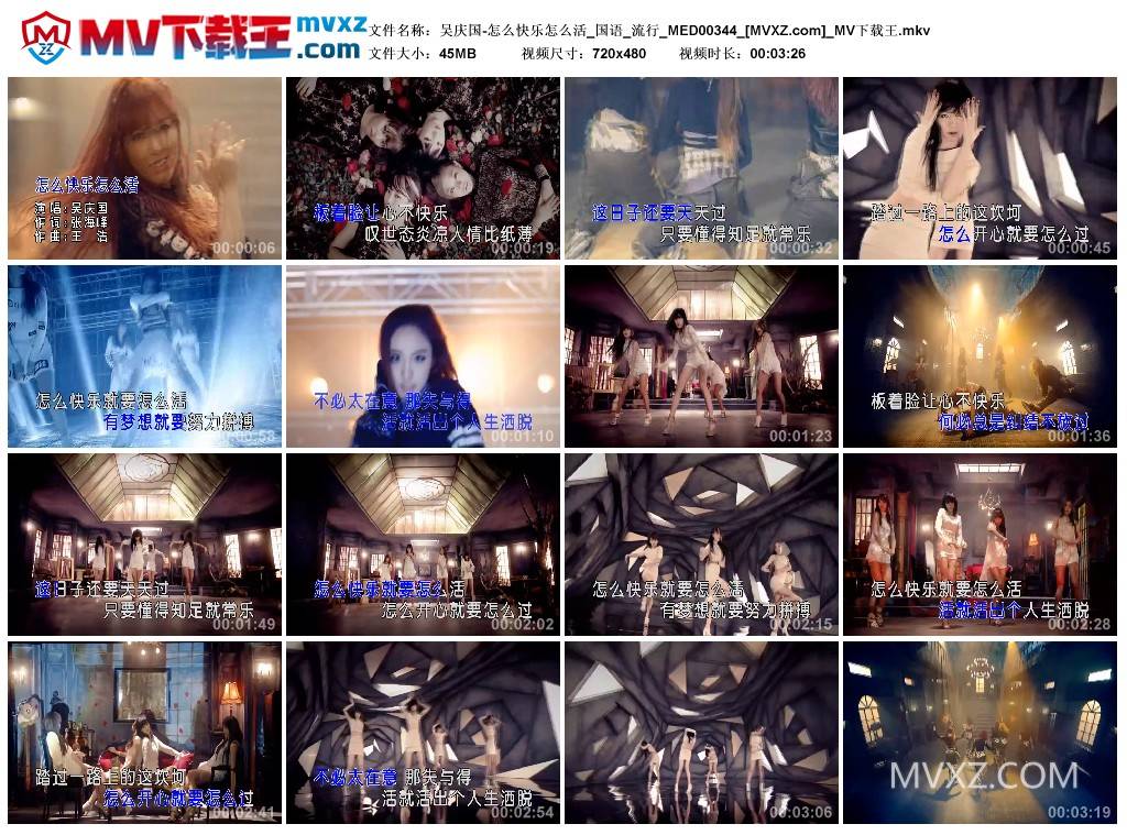 吴庆国-怎么快乐怎么活_国语_流行_MED00344